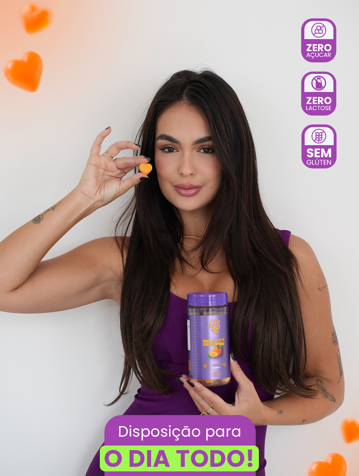 Creatina em Gummies Life UP - 60 Gomas