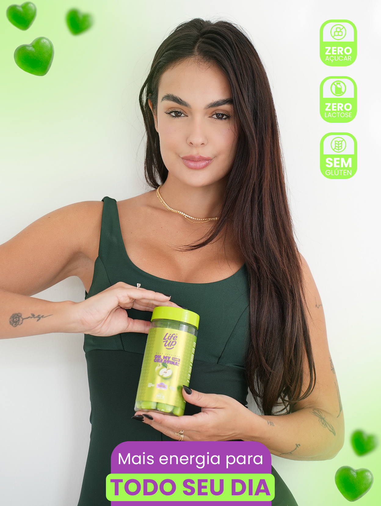 Creatina em Gummies Life UP - 60 Gomas