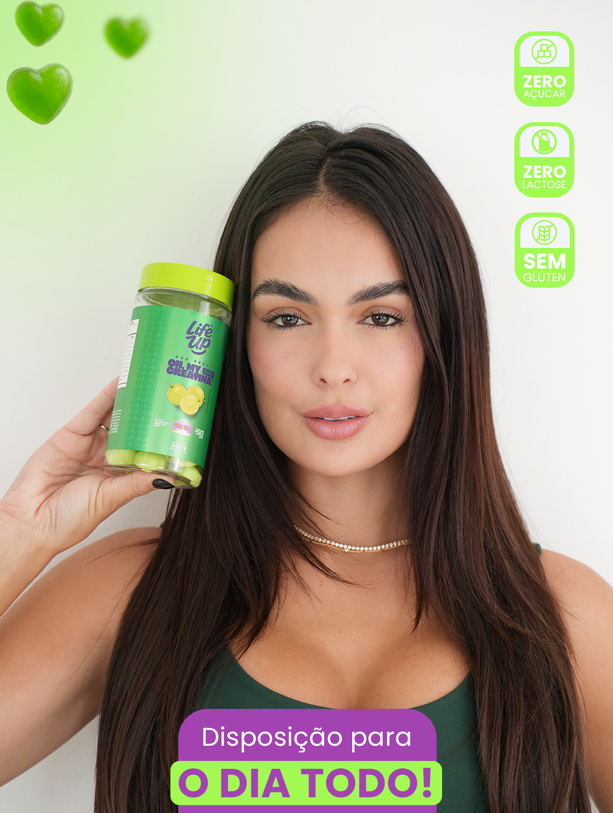 Creatina em Gummies Life UP - 60 Gomas